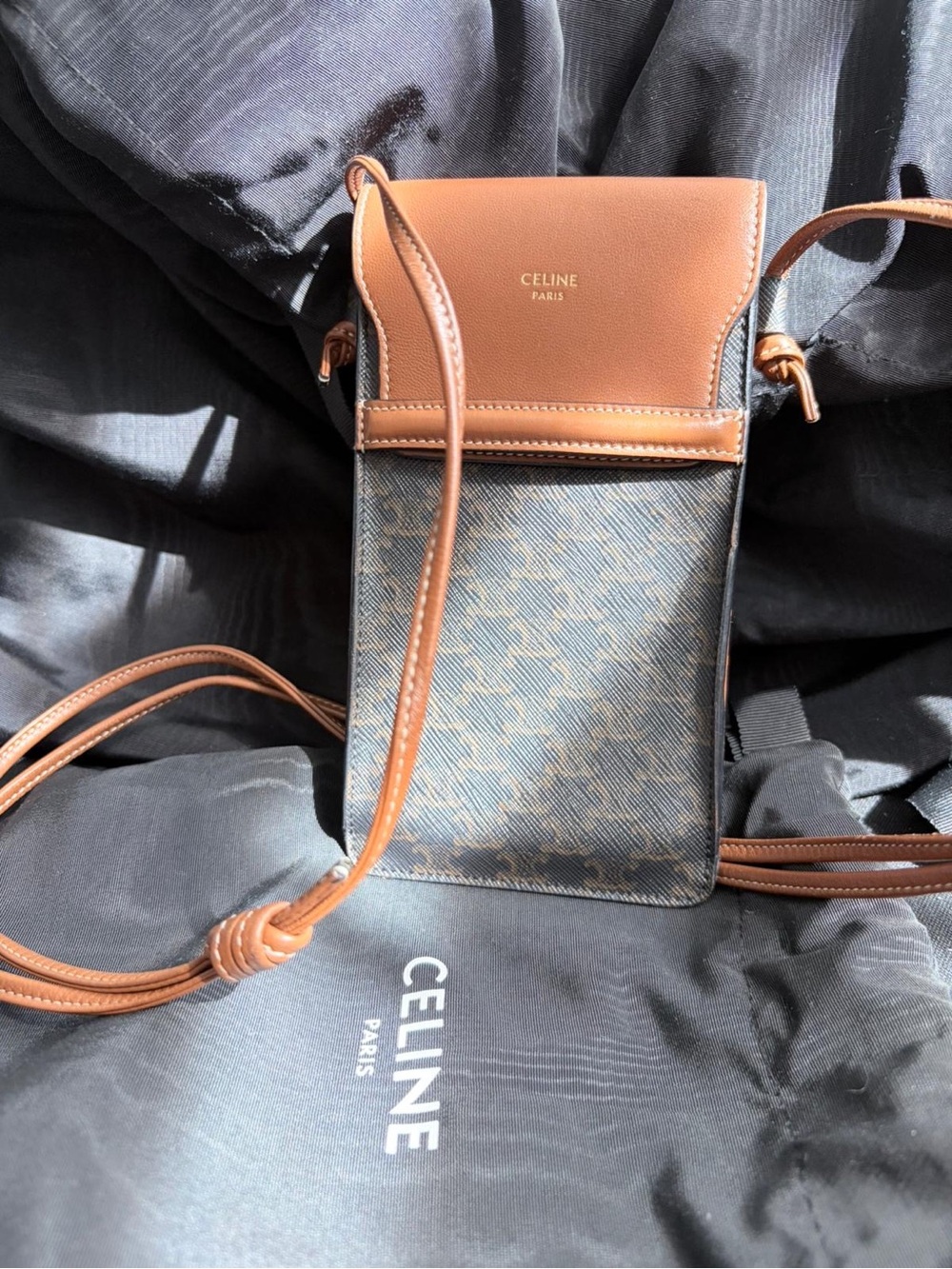 Celine Triomphe Crossbody Phone Pouch